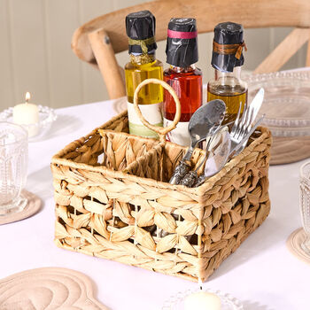 Country Kitchen Cutlery Caddy Basket, 3 of 7