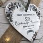 Personalised New Home Christmas Heart Decoration, thumbnail 2 of 3