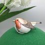 Magnetic Robin Brooch, thumbnail 2 of 6