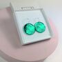 Hokusai The Great Wave Hoop Earrings, Japan Art Lover, thumbnail 1 of 7