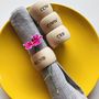 Personalised Wooden Napkin Ring, thumbnail 5 of 6