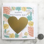 Personalised Floral Mother's Day Heart Scratch Card, thumbnail 3 of 3