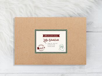 Personalised Santa Christmas Letter And Nice List Set, 3 of 8