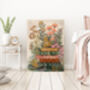 Floral Book Stack Art Print, thumbnail 5 of 5