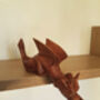 Wooden Dragon Shelf Sitter, thumbnail 4 of 7
