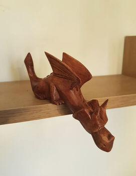 Wooden Dragon Shelf Sitter, 4 of 7