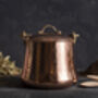 Hammered Copper Tea Flour Coffee Canister, 2500ml Food Storage Jar, thumbnail 9 of 10
