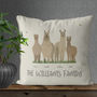 Personalised Llama Family Cushion, thumbnail 4 of 6