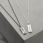 Personalised Men’s Silver Tag Necklace, thumbnail 4 of 12