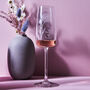 Personalised Birth Flower Champagne Flute, thumbnail 2 of 3