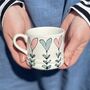 Personalised Children’s Heart Flower Mug, thumbnail 2 of 2