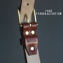 Personalised Leather Belt Brown, thumbnail 5 of 8