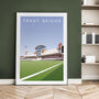 Trent Bridge Cricket Poster, thumbnail 1 of 8