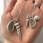 Sterling Silver Beach Finds Necklace, thumbnail 5 of 6