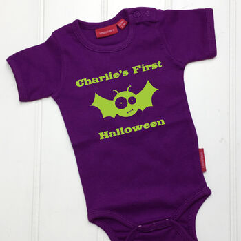 Personalised First Halloween Babygrow, 2 of 8