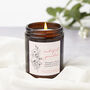 Grandma Birthday Gift Personalised Scented Candle, thumbnail 1 of 8