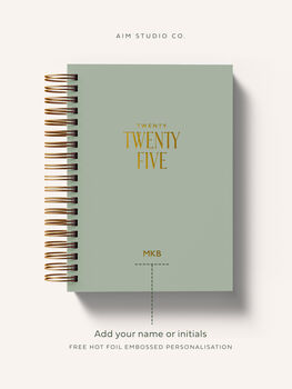 Personalised Stationery Gift Bundle: 2025 Diary, Planner And Pen, 4 of 11