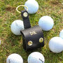 Personalised Leather Golf Ball Holder Accessory Gift, thumbnail 1 of 12