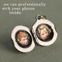 Sterling Silver Tiny Round Locket Necklace, thumbnail 4 of 9
