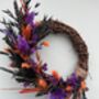 Dried Flower Halloween Wreath, thumbnail 5 of 7