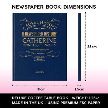 Catherine Princess Of Wales Personalised Deluxe Royal Book, 6 of 12