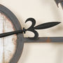 Antique Roman Numerals Wall Clock, thumbnail 4 of 7