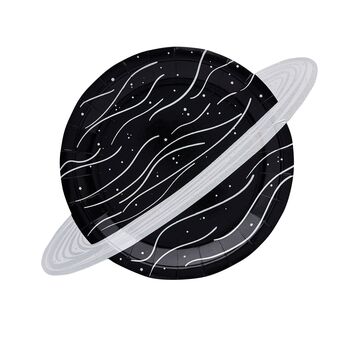 10 Space Party Planet Paper Plates, 2 of 2