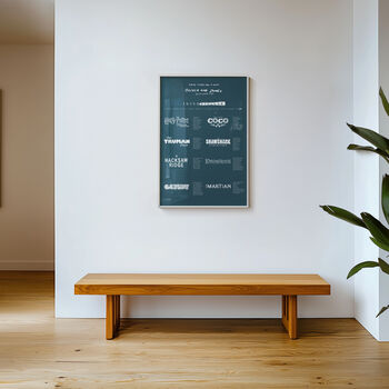 Wedding Table Plan With Bespoke Film/Places Illustrations, 3 of 6
