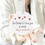 The Bump And I Love You So Much Personalised Decoration, thumbnail 1 of 2