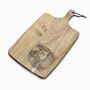 Personalised Japanese Chin Engraved Acacia Serving Board, thumbnail 3 of 9