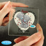 Personalised Me To You Love Heart Crystal Block, thumbnail 2 of 4