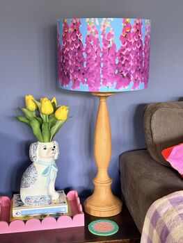 Dancing Lupins Floral Lampshade, 5 of 8