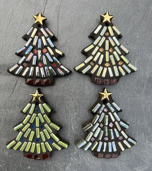 Make Your Own Set Of Three Hanging Christmas Mosaics, 10 of 10