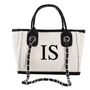 Personalised Canvas Chain Mini Tote Shoulder Bags, thumbnail 4 of 6