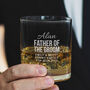 Personalised Father Of The Groom Wedding Glass, thumbnail 2 of 10