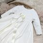 Cotton Christening Gown Lana, thumbnail 4 of 6