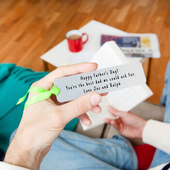 'Dad I Am So Glad You're Mine' Bookmark, 10 of 10
