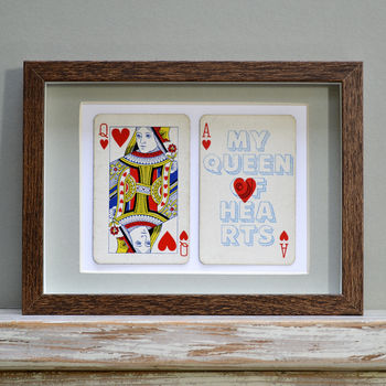 Queen Of Hearts Vintage Playing Card Print, 4 of 6