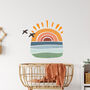 Abstract Landscape And Sunset Fabric Wall Sticker, thumbnail 1 of 1