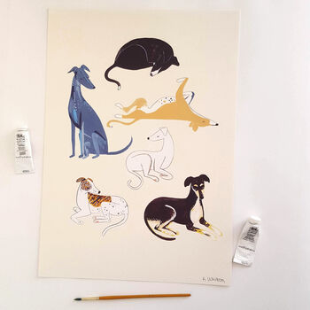Sighthound Print, 4 of 5