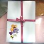 Pressed Flower, Candle, Cotton Scarf Birthday Gift Box, thumbnail 5 of 8