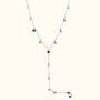 Waterproof Y Shaped Gold Plated Stainless Necklace, thumbnail 2 of 3