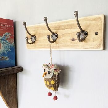 Child's Wooden Coat Rack, 3 of 4