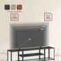 Three Tier Tv Cabinet Industrial Style Television Stand, thumbnail 7 of 7