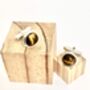 Silver And Tigers Eye Cufflinks, thumbnail 3 of 6