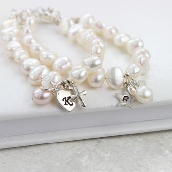 Pearl And Birthstone Christening Bracelet, 12 of 12