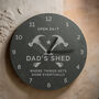 Personalised Tools Slate Clock, thumbnail 1 of 3