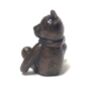 ‘Monty’ Solid Bronze Miniature Teddy Bear In Gift Box, thumbnail 3 of 5