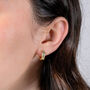 Forget Me Not Mini Hoop Earrings, thumbnail 2 of 10