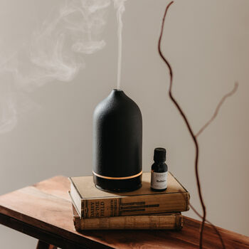 Charcoal Ceramic Electric Aromatherapy Diffuser, 6 of 6